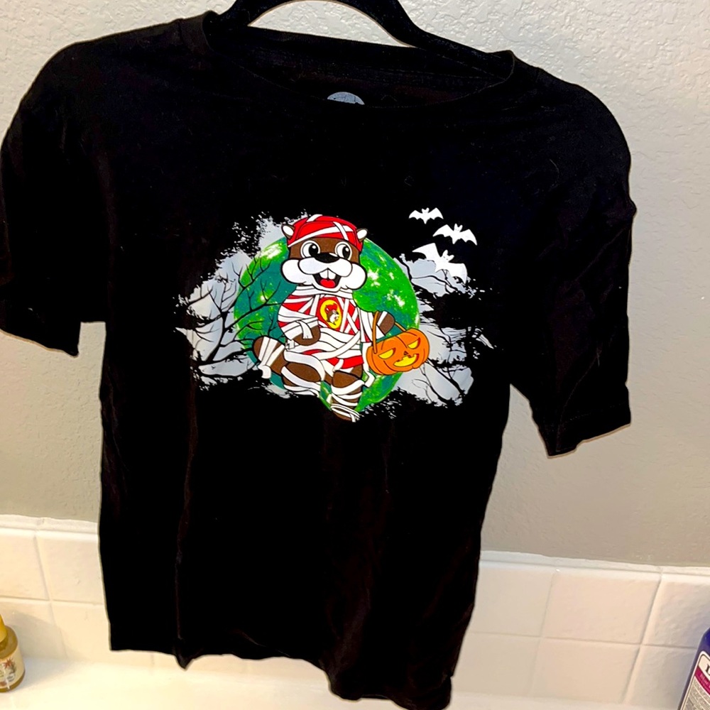 BUC-EE’S Adult Medium Black T shirt. Bucees “The Boo Crew” Halloween t shirt.